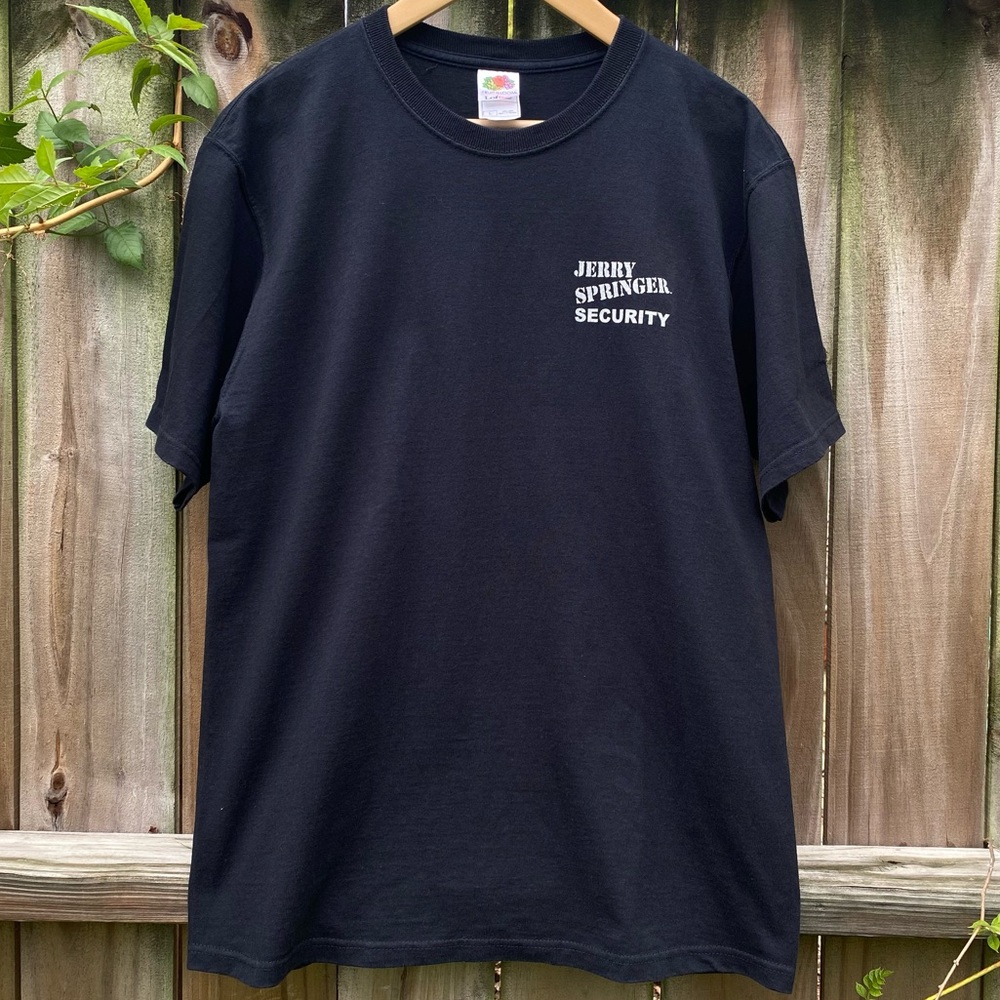 Vintage Jerry Springer Security T Shirt